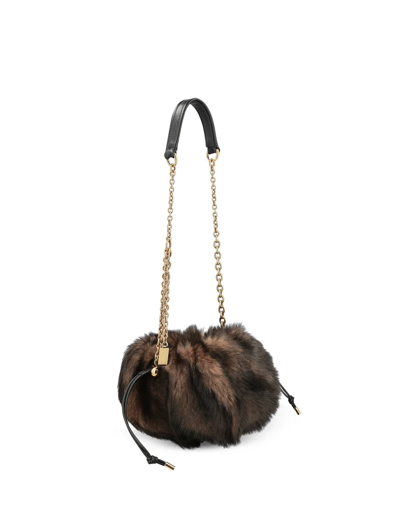 CHLOE' Borsa A Tracolla Effetto Pelliccia