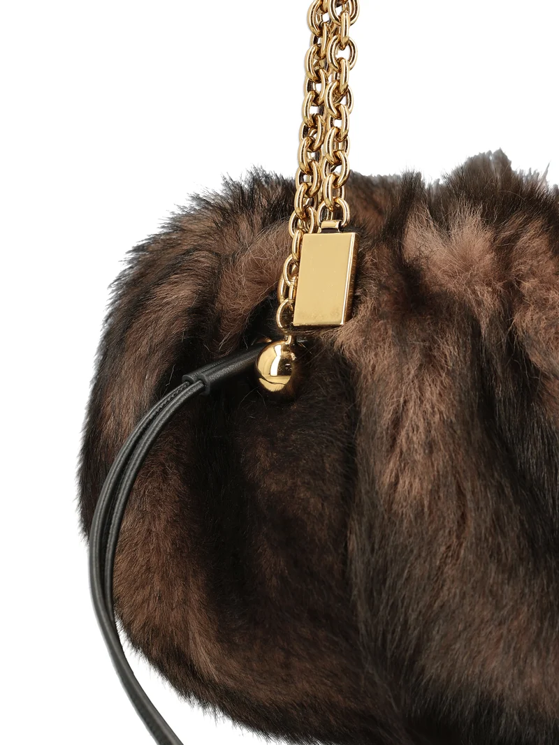 CHLOE' Borsa A Tracolla Effetto Pelliccia