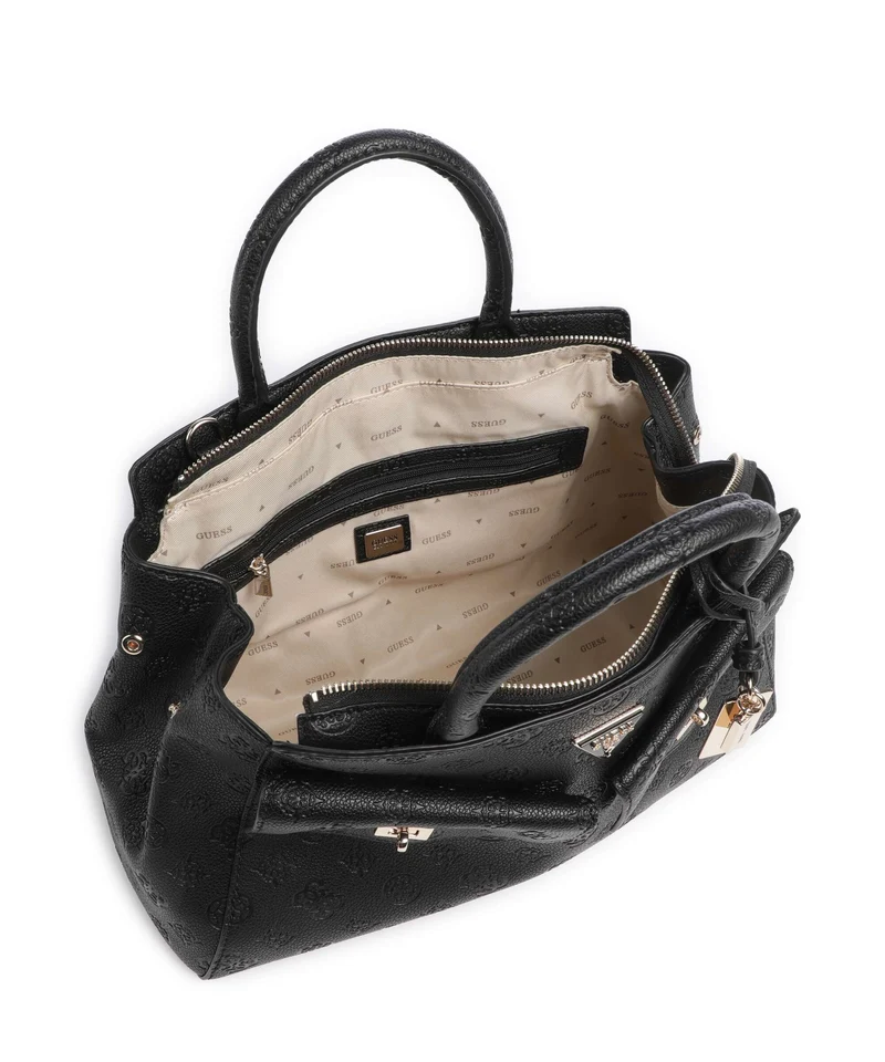 Guess Blake Large Handtasche black logo
