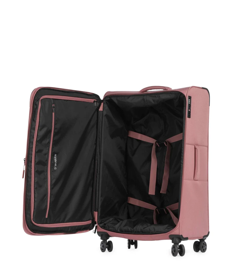 Travelite Kick Off 4-Rollen Trolley blush