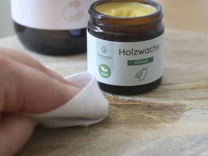 Vegane Bio-Holzpflege - Natürlicher Holzschutz für Spielzeug, Küche & Möbel
