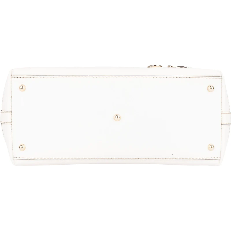 Gucci Monogram GG Canvas Sherry Line White Tote Shoulder Bag