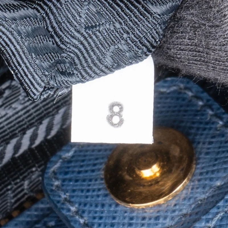 Prada Blue Saffiano Lux Galleria Handbag