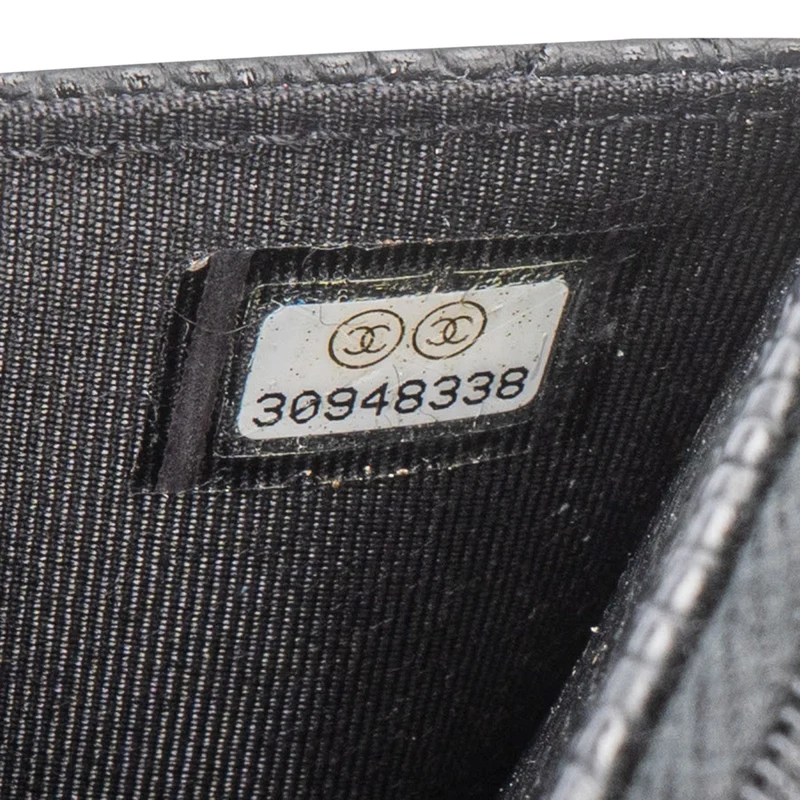 Chanel Quilted Caviar Leather Wallet on Chain Crossbody Bag