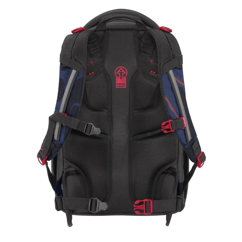 Schulrucksack Porter Lava Lines Schwarz