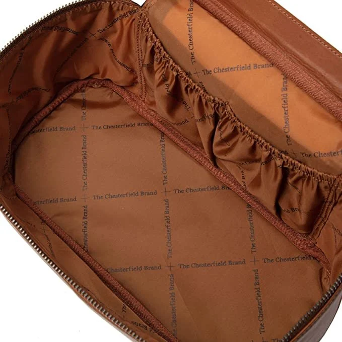 Kulturtasche Limone Cognac