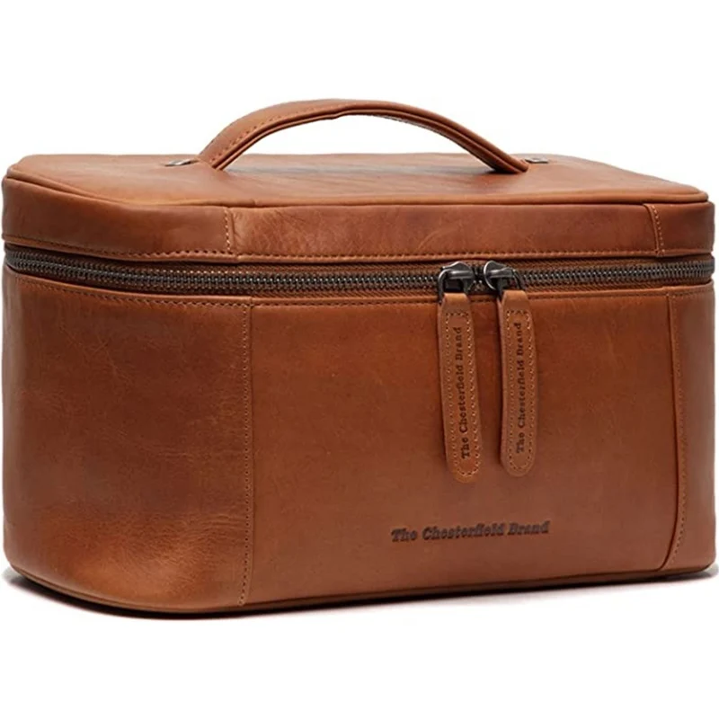 Kulturtasche Limone Cognac