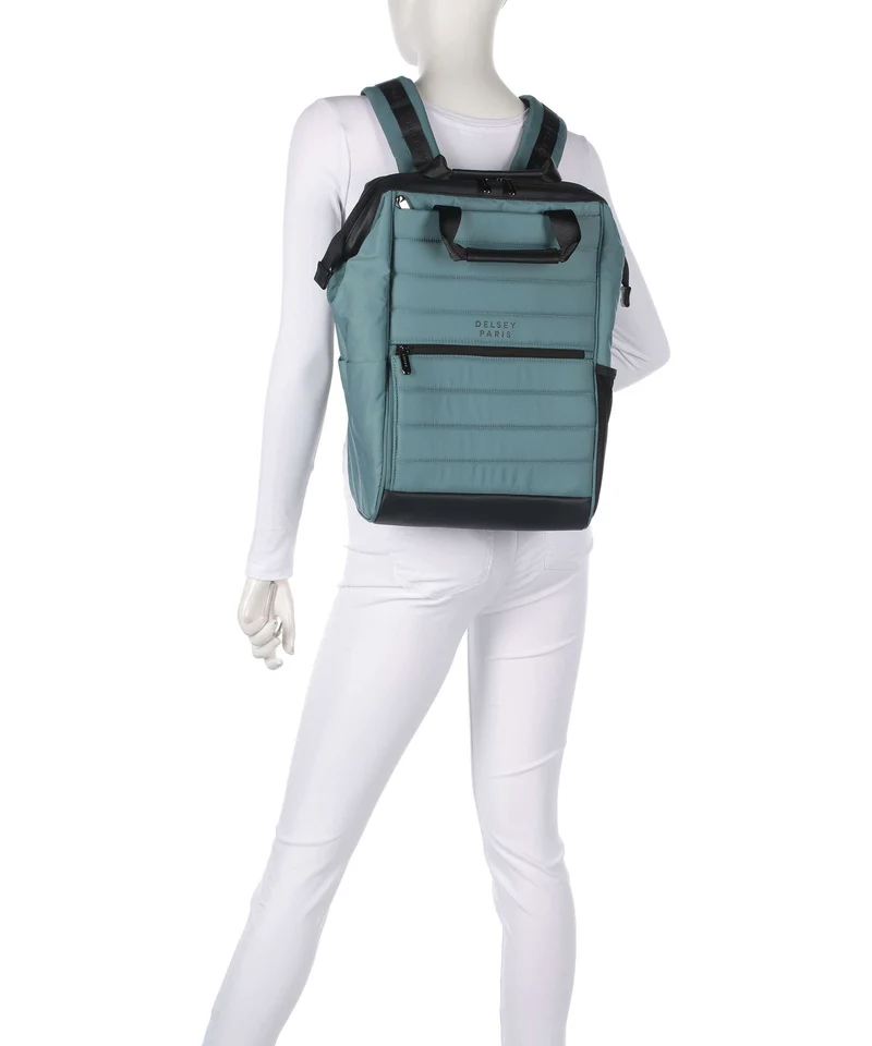 Delsey Paris Shadow 5.0 Rucksack gruen