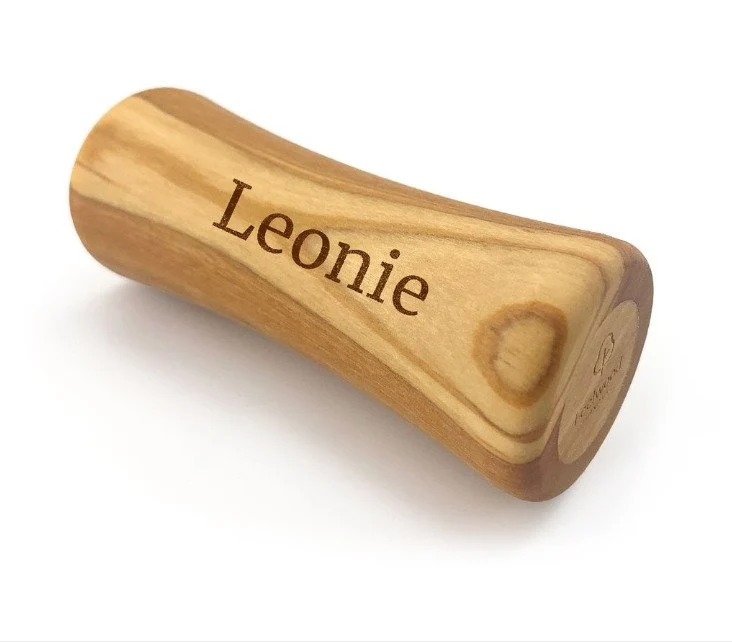 Holz-Rassel, Babyrassel, Greifling personalisierbar
