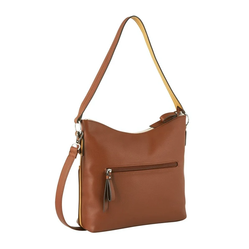 Beuteltasche Jule Mixed Cognac