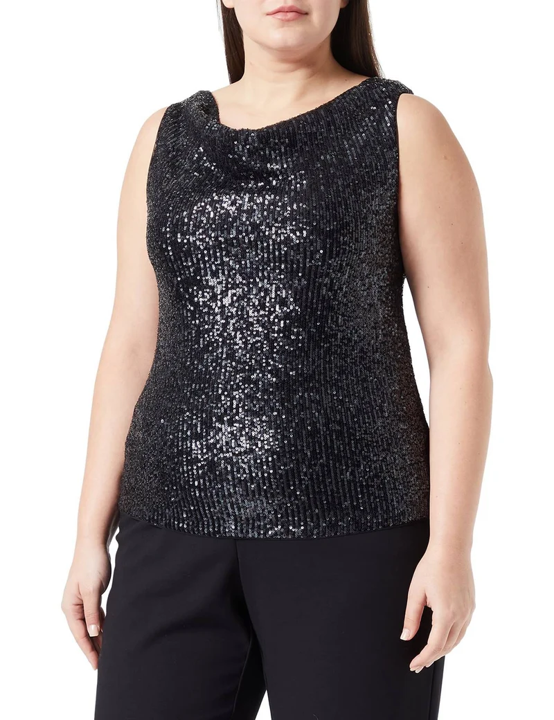 s.Oliver BLACK LABEL Damen Bluse ärmellos