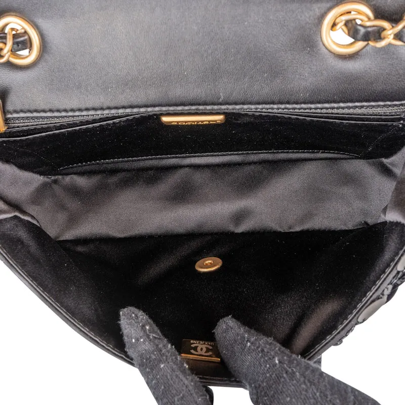 Chanel Limited Sequin Classic Medium Single Flap Crossbody Bag