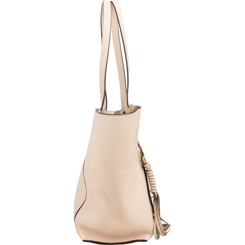 Chloé Grained Leather Milo Tote Shoulder Bag