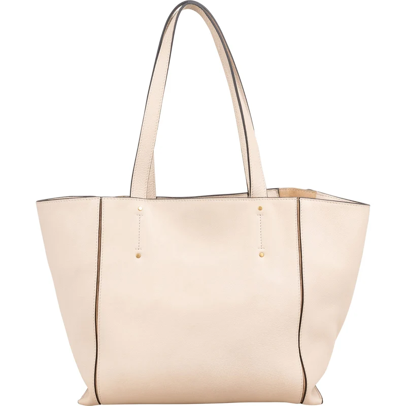 Chloé Grained Leather Milo Tote Shoulder Bag