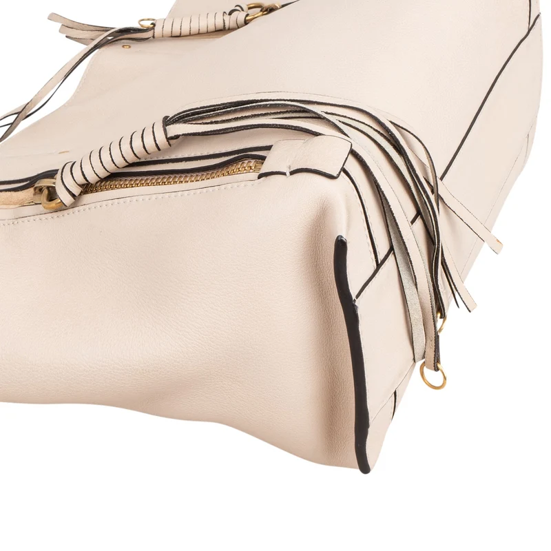 Chloé Grained Leather Milo Tote Shoulder Bag