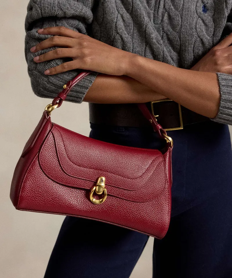 Polo Ralph Lauren Blaze Small Schultertasche currant