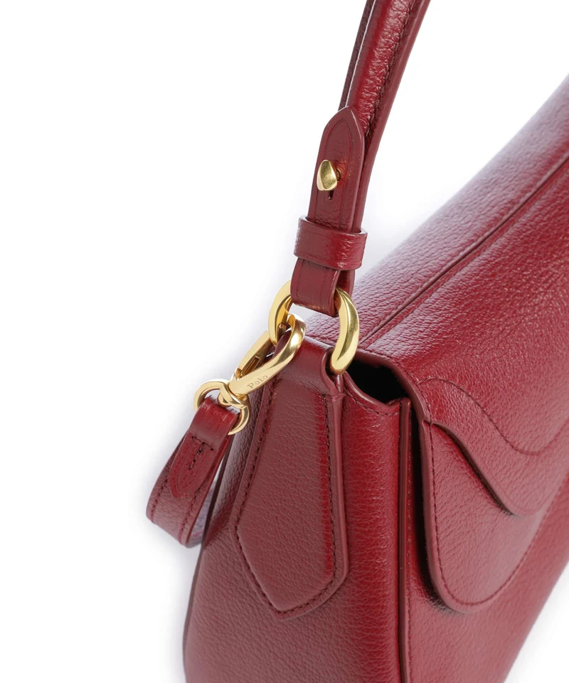 Polo Ralph Lauren Blaze Small Schultertasche currant