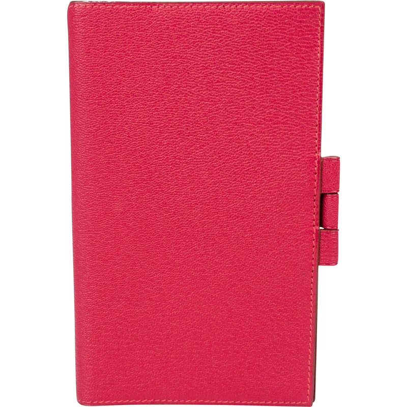 Hermès Pink Mysore Leather Agenda GM Cover