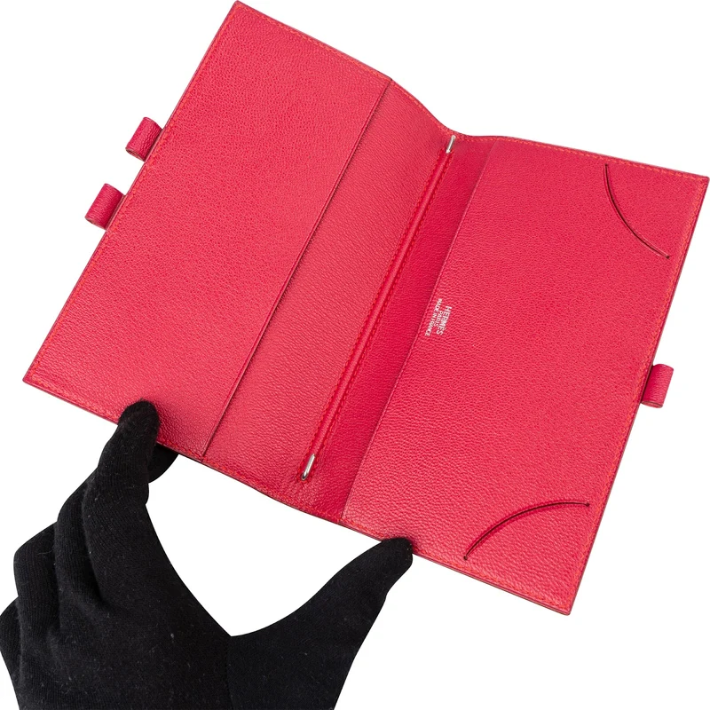 Hermès Pink Mysore Leather Agenda GM Cover