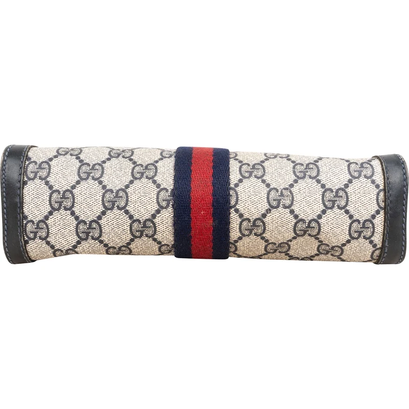 Gucci Monogram GG Supreme Web Pouch