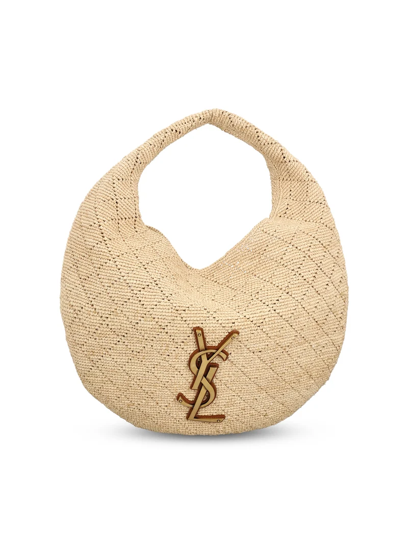 SAINT LAURENT Hobo Icare Rafia