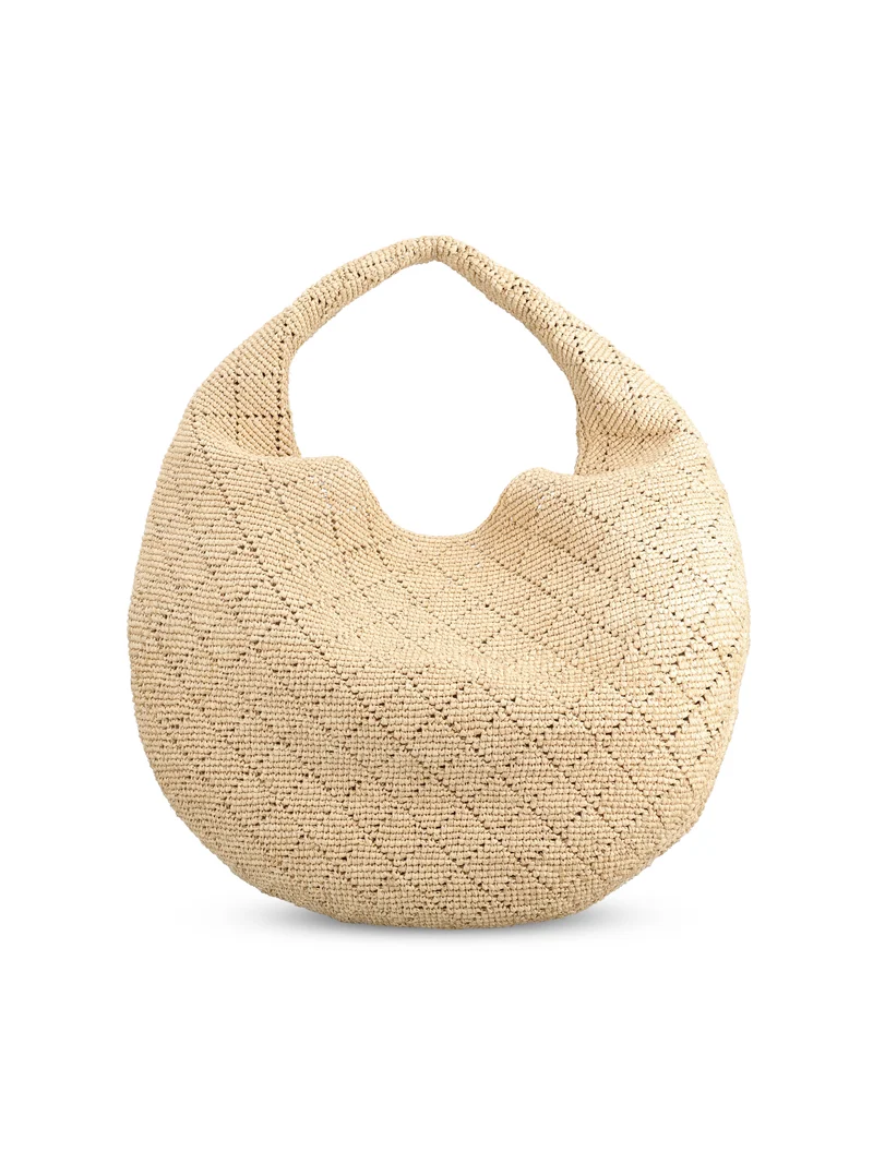 SAINT LAURENT Hobo Icare Rafia