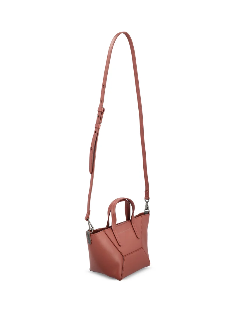 BRUNELLO CUCINELLI Borsa BC Duo Mini In Pelle