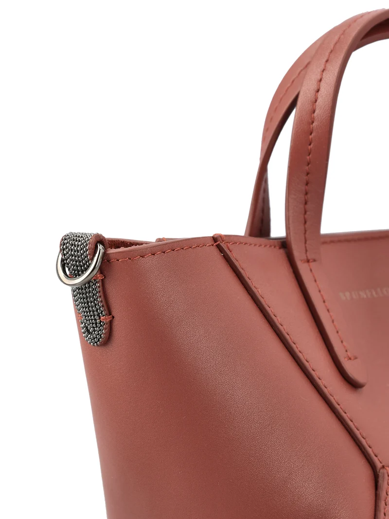 BRUNELLO CUCINELLI Borsa BC Duo Mini In Pelle