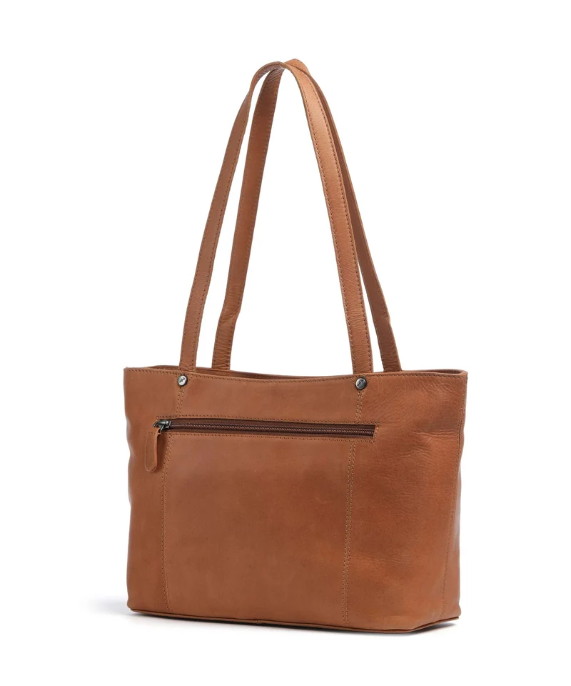 The Chesterfield Brand Wax Pull Up Cow Anira Shopper cognac