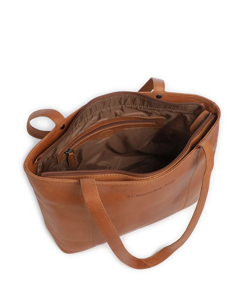 The Chesterfield Brand Wax Pull Up Cow Anira Shopper cognac