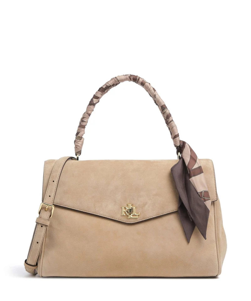 Lauren Ralph Lauren Farrah Medium Handtasche camel/urban bltng/camel multi