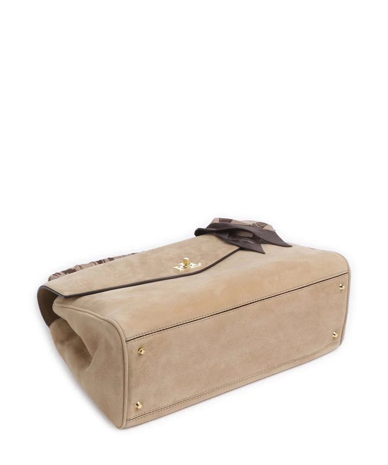 Lauren Ralph Lauren Farrah Medium Handtasche camel/urban bltng/camel multi