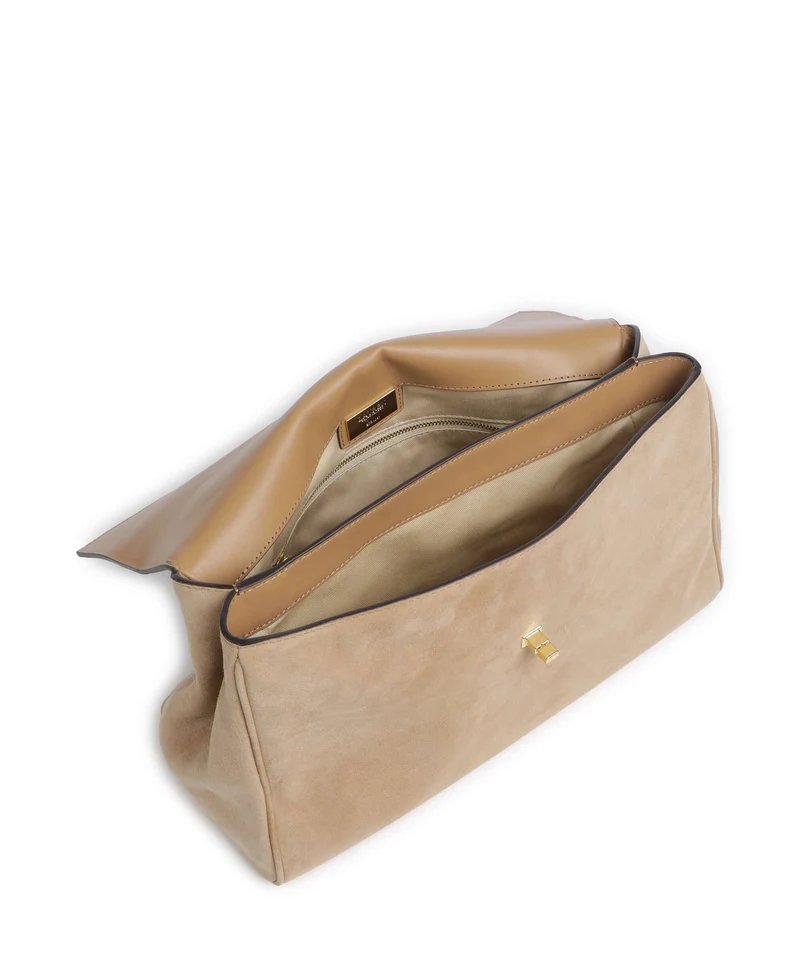 Lauren Ralph Lauren Farrah Medium Handtasche camel/urban bltng/camel multi