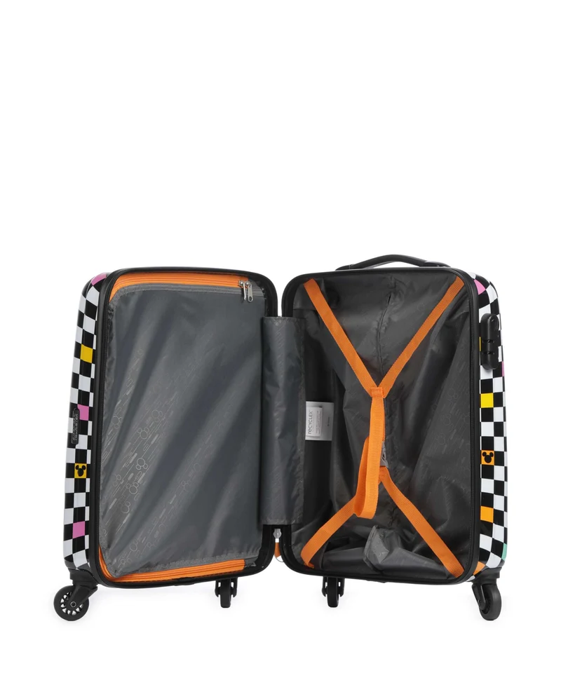 American Tourister Hypertwist 4-Rollen Trolley mickey check