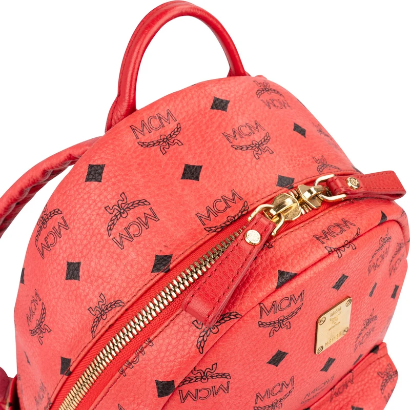 MCM Monogram Visetos Stark Side Studs Mini Backpack