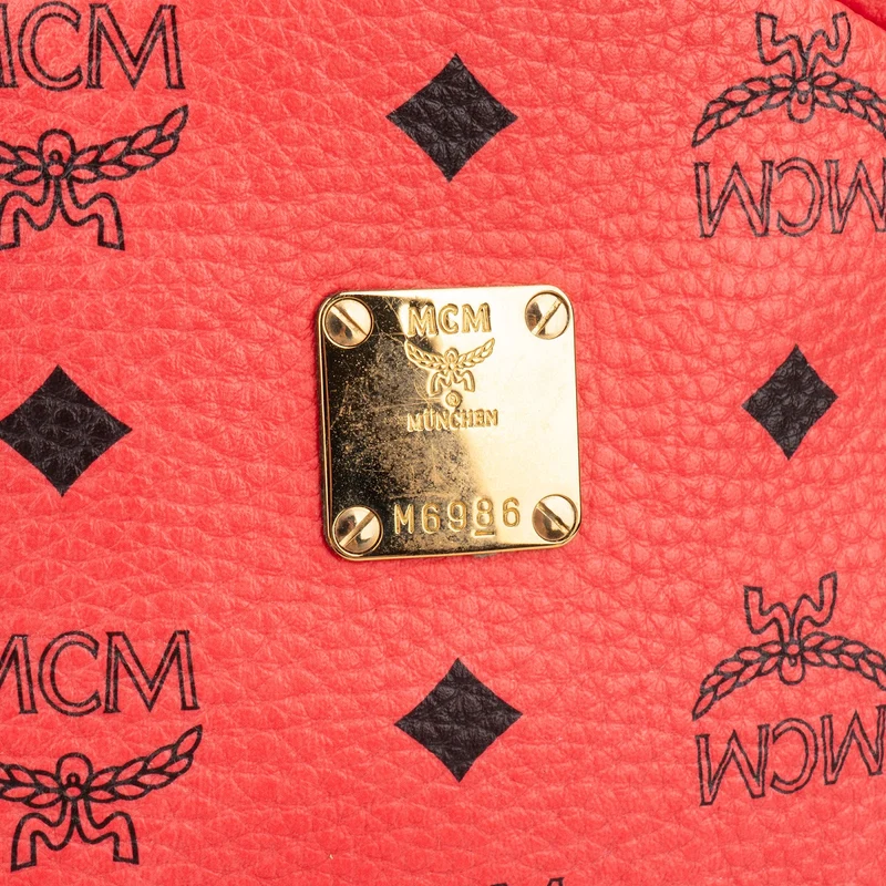 MCM Monogram Visetos Stark Side Studs Mini Backpack
