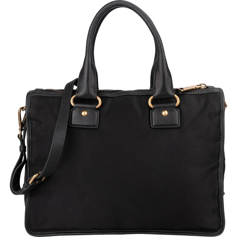 Prada Tessuto Jacquard Ricamo Tote Handbag