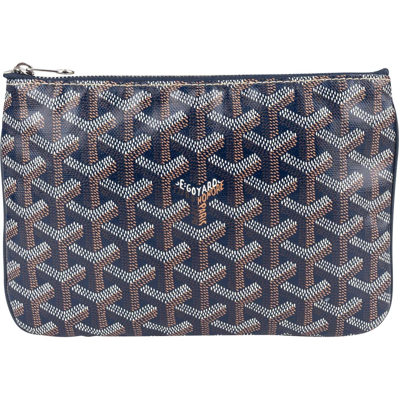 Goyard Monogram Goyardine Canvas Senat PM Clutch