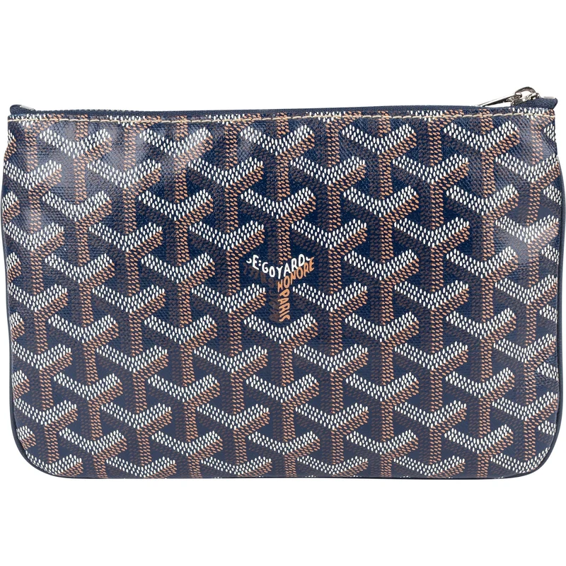 Goyard Monogram Goyardine Canvas Senat PM Clutch