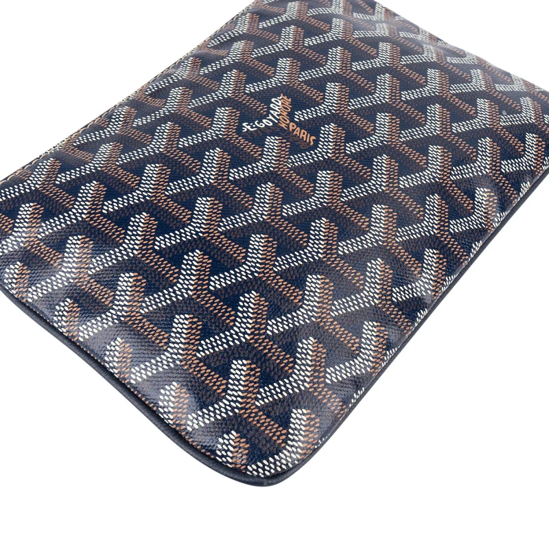 Goyard Monogram Goyardine Canvas Senat PM Clutch