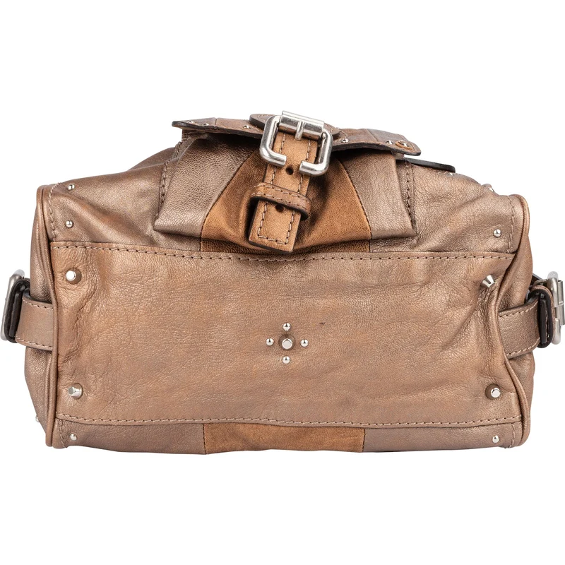Chloé Bicolor Metallic Leather Studded Paddington Handbag