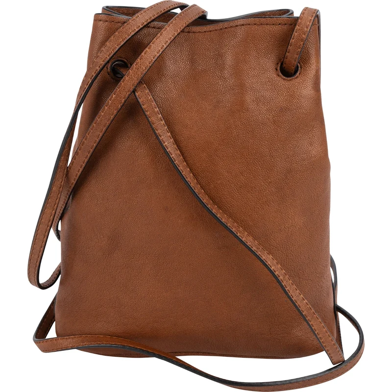 Miu Miu Calfskin Leather Mini Drawstring Bucket Crossbody Bag