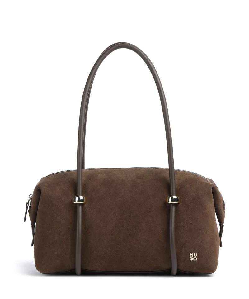 Hugo Briony Schultertasche dark brown