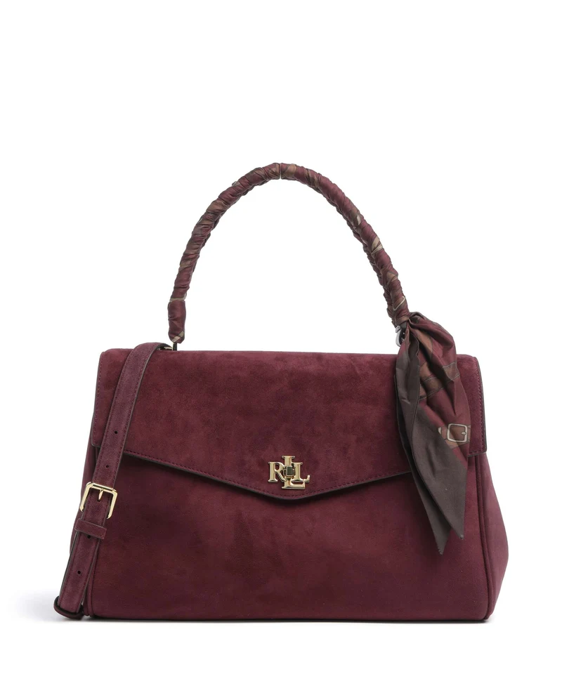 Lauren Ralph Lauren Farrah Medium Handtasche dark garnet/urban bltng/garnet multi