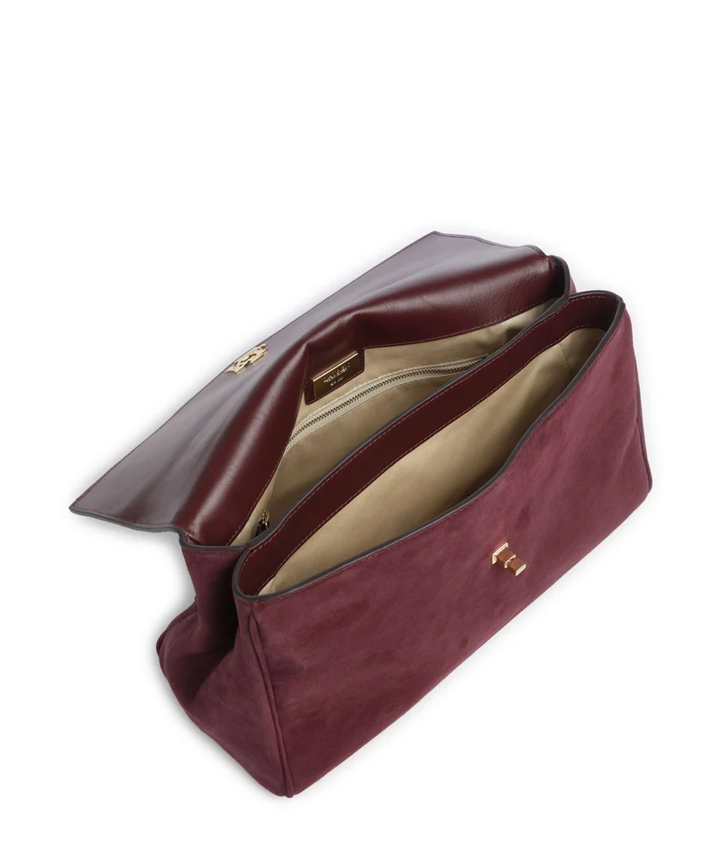 Lauren Ralph Lauren Farrah Medium Handtasche dark garnet/urban bltng/garnet multi