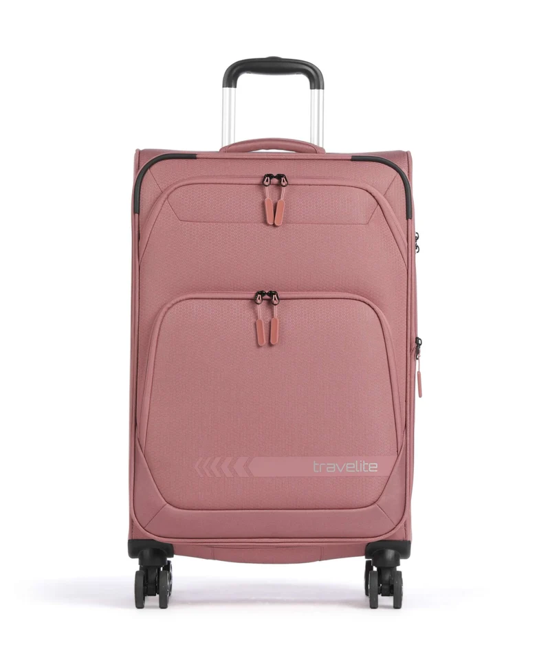 Travelite Kick Off 4-Rollen Trolley blush