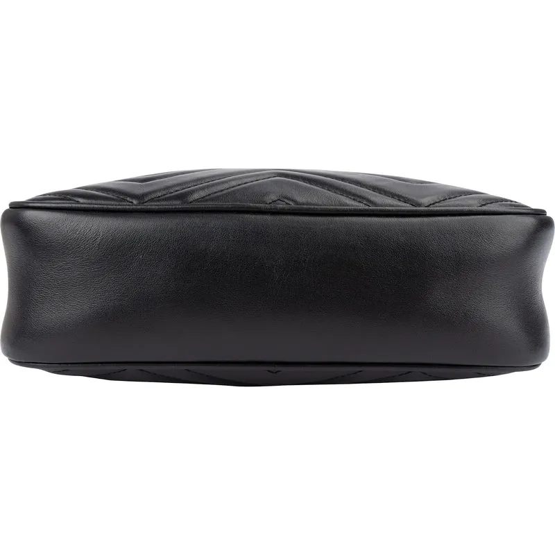 Gucci Matelassé Leather GG Marmont Camera Crossbody Bag