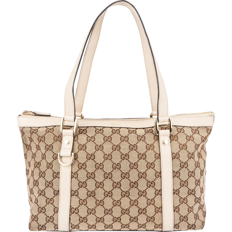 Gucci Monogram GG Canvas Abbey D-Ring Tote Shoulder Bag