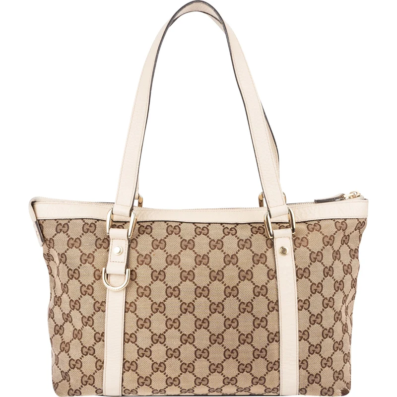 Gucci Monogram GG Canvas Abbey D-Ring Tote Shoulder Bag