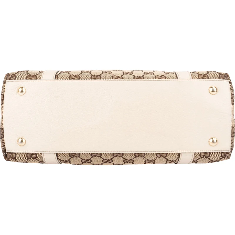 Gucci Monogram GG Canvas Abbey D-Ring Tote Shoulder Bag